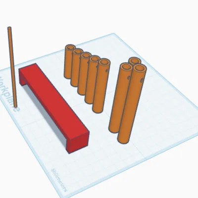 Bộ Chuông Gió Trang Trí (Chimes) In 3D Siêu Tốc Trong 10 Phút