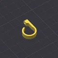 Móc treo tường đóng đinh (Wall hook nail in) - Thumbnail 2