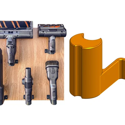 Giá treo tường dụng cụ máy hút bụi (Universal Fit)