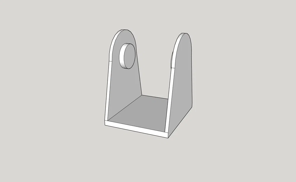Giá đỡ cuộn giấy in tem nhãn Rollo 2x1 nhỏ gọn - File in 3D - Image 1