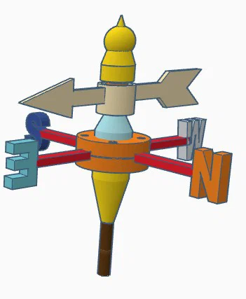 Cánh gió mini đơn giản dạng bắt vít (bolt-together) - Image 1