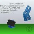 Giá đỡ điện thoại để bàn in 3D chắc chắn, tiện lợi - Thumbnail 2