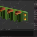 Giá treo dụng cụ đa năng tùy chỉnh (Parametric Tool Hanger) in 3D - Thumbnail 2