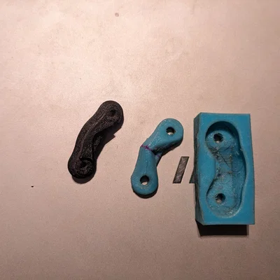 Khớp Flexure Joint hỗ trợ dorsiflexion (in TPU)