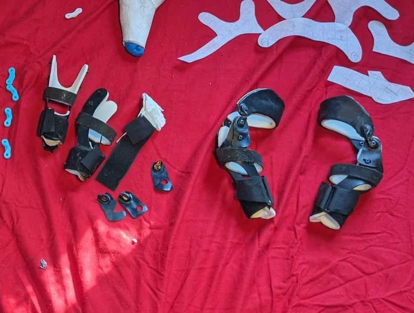 Khớp Flexure Joint hỗ trợ dorsiflexion (in TPU) - Image 2