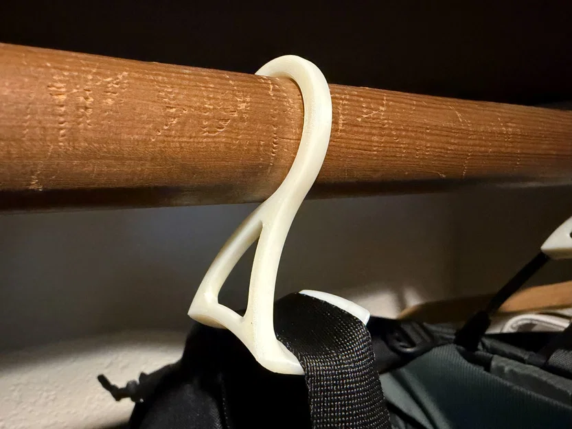 Móc treo túi cho thanh treo tủ (Closet Rod Bag Hanger) - Image 1