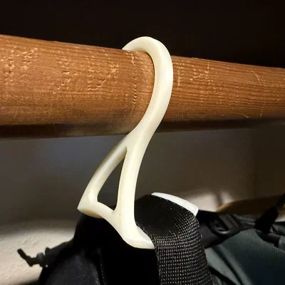 Móc treo túi cho thanh treo tủ (Closet Rod Bag Hanger)
