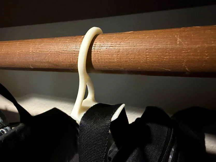 Móc treo túi cho thanh treo tủ (Closet Rod Bag Hanger) - Image 2