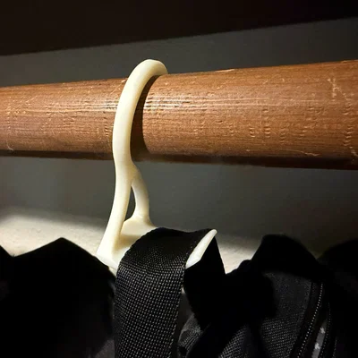 Móc treo túi cho thanh treo tủ (Closet Rod Bag Hanger)