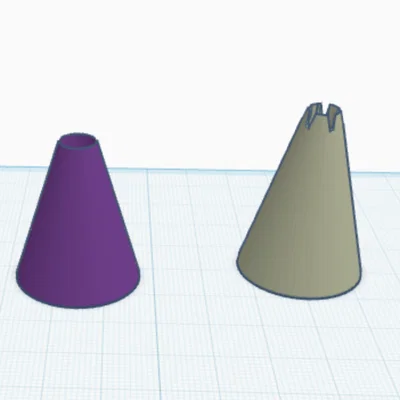 Đầu bắt kem túi bắt bông kem (Piping Bag Tips)