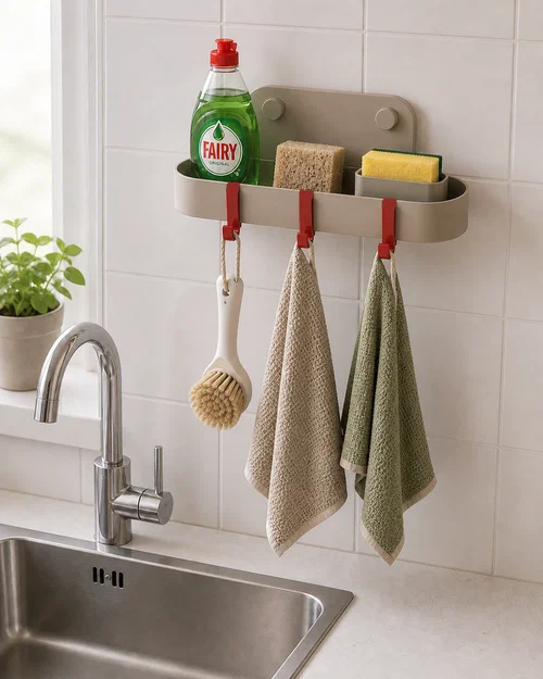Móc treo kẹp cho kệ IKEA ÖBONAS (IKEA ÖBONAS hanger) - Image 4
