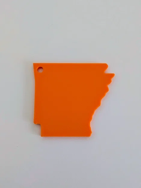 Móc khóa bang Arkansas (Arkansas State Keychain) - Image 1