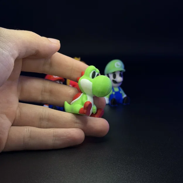 Bộ Mô Hình 3D Mini Các Nhân Vật Mario Brothers Đáng Yêu - Image 5
