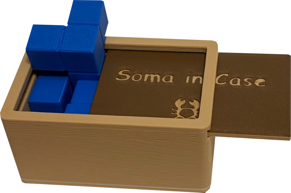 Soma in Case Packing Puzzle – Puzzle xếp khối SOMA trong hộp - Image 2