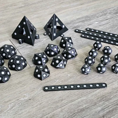 Bộ khối hỗ trợ quét 3D (3D Scan Tracker Shapes) giúp định vị marker