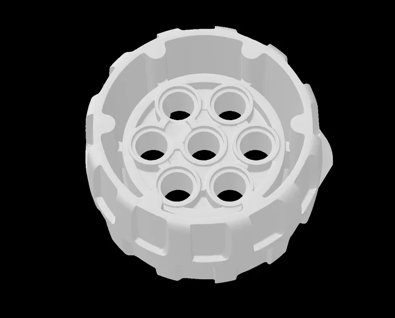 Bánh Xe 3D Tương Thích Lego (37mm x 22mm) Chuyên Dụng - Image 1