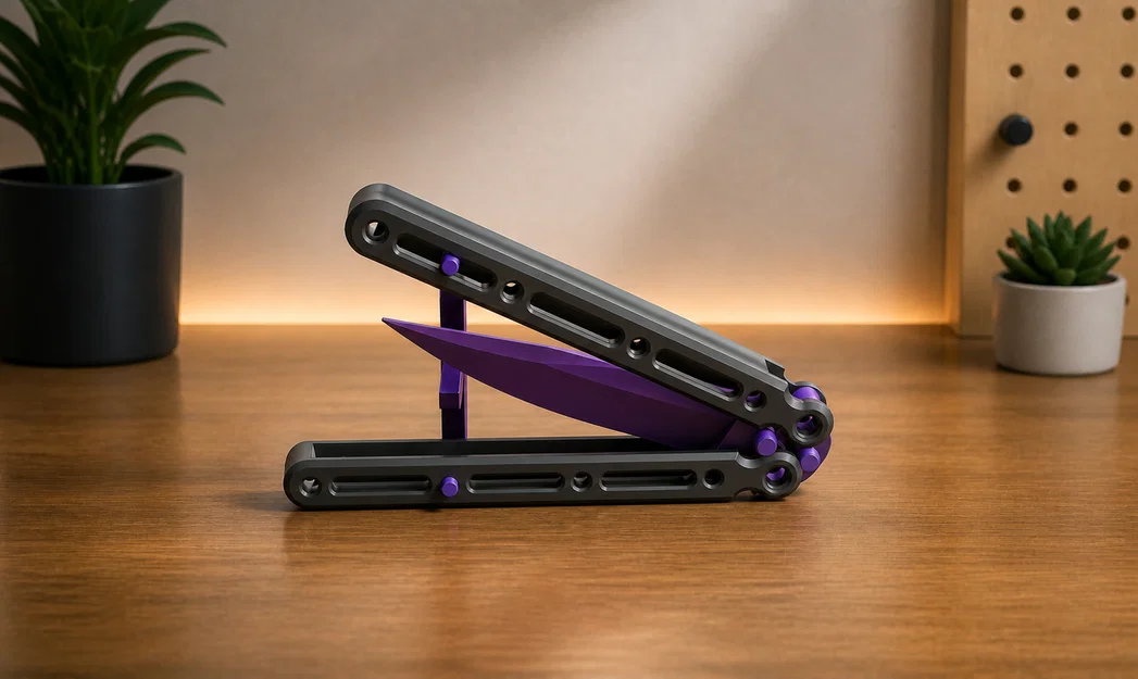 Giá đỡ dao bướm (Butterfly Knife Holder) trưng bày cực chất - Image 1