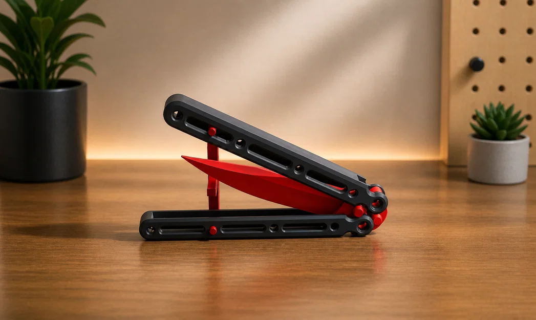 Giá đỡ dao bướm (Butterfly Knife Holder) trưng bày cực chất - Image 3