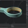 Ngàm gắn Whoop Buzzer Parametric [OpenSCAD] - Thumbnail 3