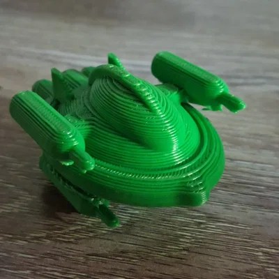 Mô hình phi thuyền Retro UFO chiến đấu in 3D cực ngầu