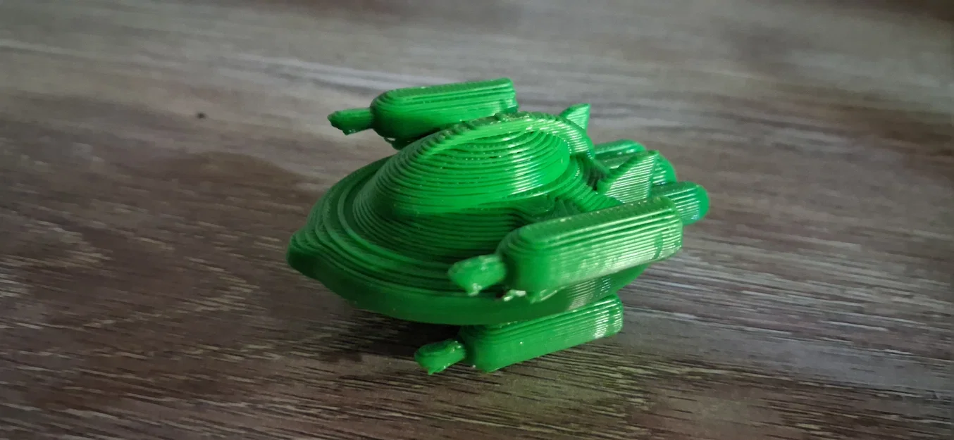 Mô hình phi thuyền Retro UFO chiến đấu in 3D cực ngầu - Image 2