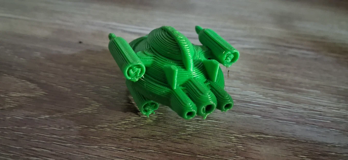 Mô hình phi thuyền Retro UFO chiến đấu in 3D cực ngầu - Image 3