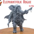 Elephantfolk Rogue - MGM Print-Ready Mini (Miniature sẵn sàng để in) - Thumbnail 1