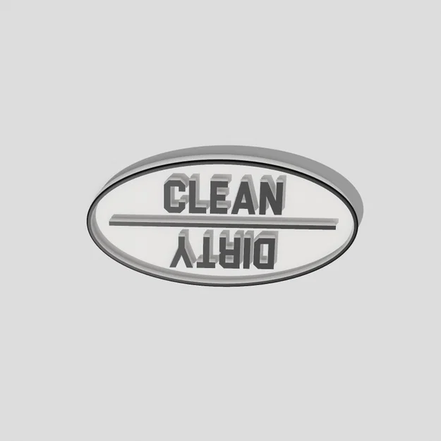 Bảng Nam Châm Clean & Dirty cho Máy Rửa Chén - Image 1