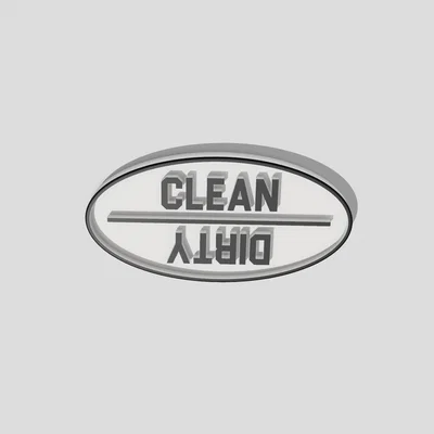 Bảng Nam Châm Clean & Dirty cho Máy Rửa Chén