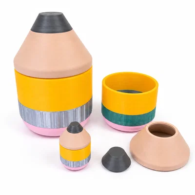 Hộp đựng bút in 3D độc đáo hình cây bút chì