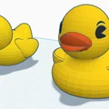 Mô hình 2 chú vịt dễ thương in 3D từ Tinkercad - Thumbnail 2