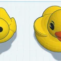 Mô hình 2 chú vịt dễ thương in 3D từ Tinkercad - Thumbnail 3