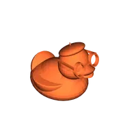 Mô hình chú vịt Pháp (French Duck) đáng yêu cho dân in 3D