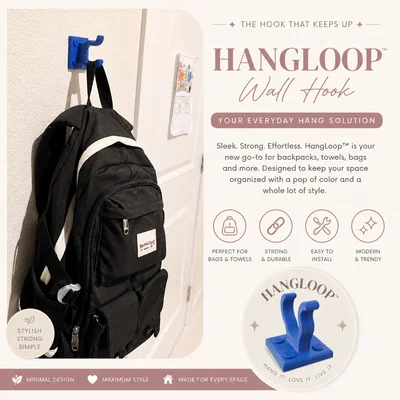 SnapHook – Móc Treo Tường Kẹp Đôi (Dual Grip Wall Hook)