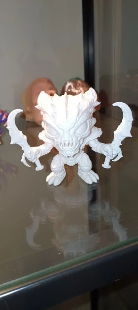 Mô hình 3D Guerrier Mignodule: Chiến binh quái vật phong cách Chibi - Image 2