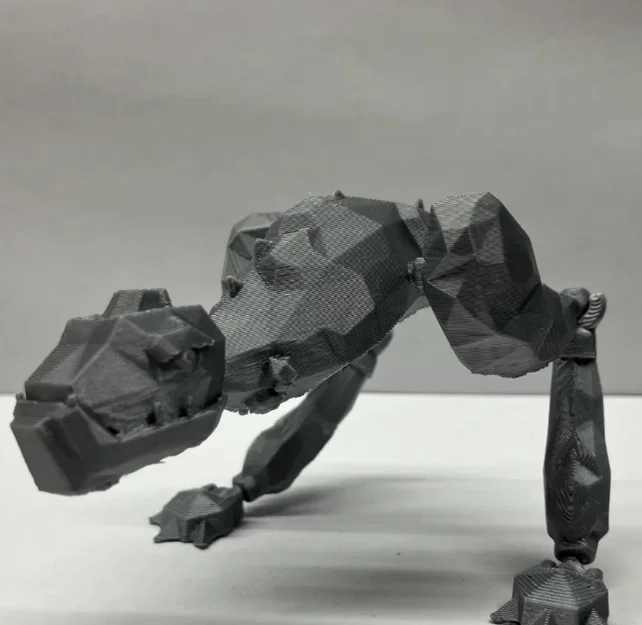 Mô hình khủng long Tuffaluffagus low poly in 3D độc đáo - Image 2