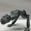 Mô hình khủng long Tuffaluffagus low poly in 3D độc đáo - Thumbnail 2