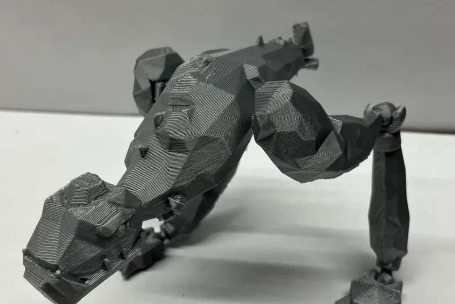 Mô hình khủng long Tuffaluffagus low poly in 3D độc đáo - Image 3