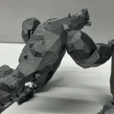 Mô hình khủng long Tuffaluffagus low poly in 3D độc đáo