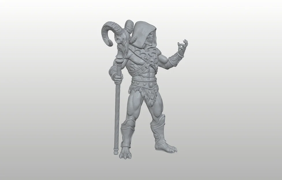 Skeletor - Lord of Destruction - Skull Sorcerer (MOTU) Pre-Supported - Image 2