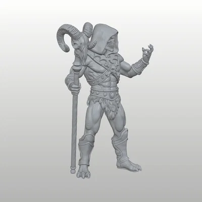 Skeletor - Lord of Destruction - Skull Sorcerer (MOTU) Pre-Supported