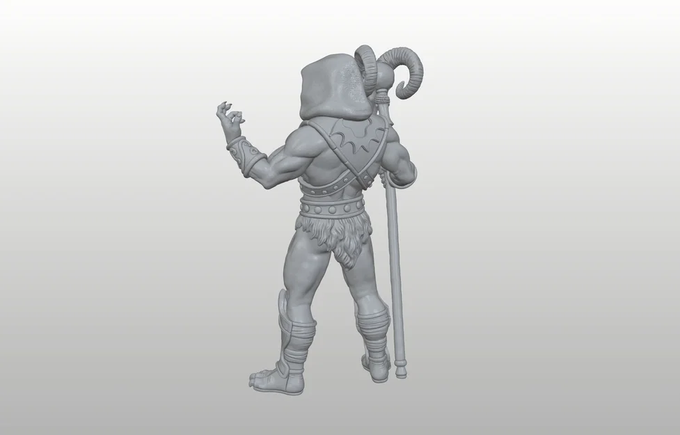 Skeletor - Lord of Destruction - Skull Sorcerer (MOTU) Pre-Supported - Image 3