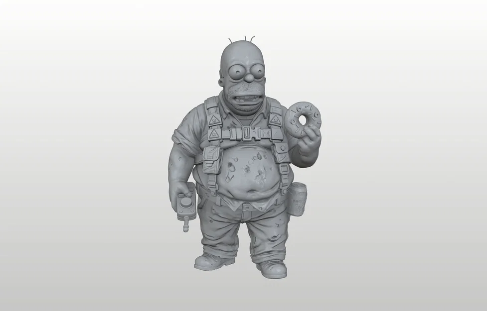 Thanh tra An Toàn Hạt Nhân - Homer Simpson Miniature RPG - Pre-Supported - Image 1