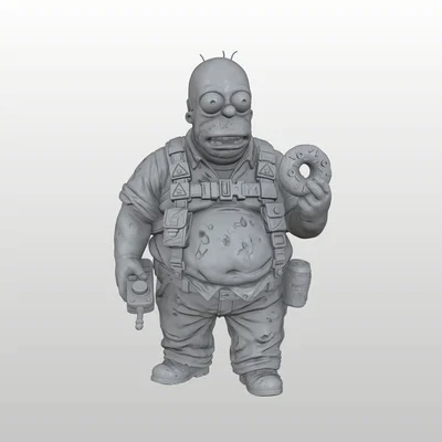 Thanh tra An Toàn Hạt Nhân - Homer Simpson Miniature RPG - Pre-Supported