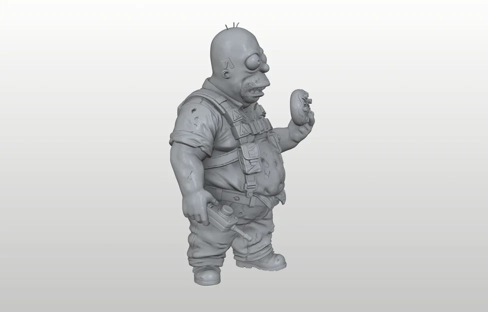Thanh tra An Toàn Hạt Nhân - Homer Simpson Miniature RPG - Pre-Supported - Image 2