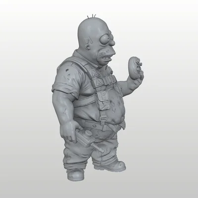 Thanh tra An Toàn Hạt Nhân - Homer Simpson Miniature RPG - Pre-Supported