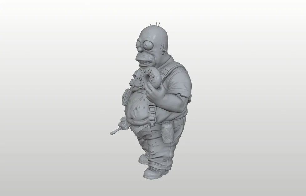Thanh tra An Toàn Hạt Nhân - Homer Simpson Miniature RPG - Pre-Supported - Image 3