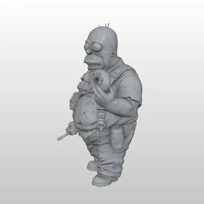 Thanh tra An Toàn Hạt Nhân - Homer Simpson Miniature RPG - Pre-Supported