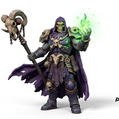 Skeletor - Chúa Tể Hủy Diệt - Pháp Sư Đầu Lâu (MOTU)