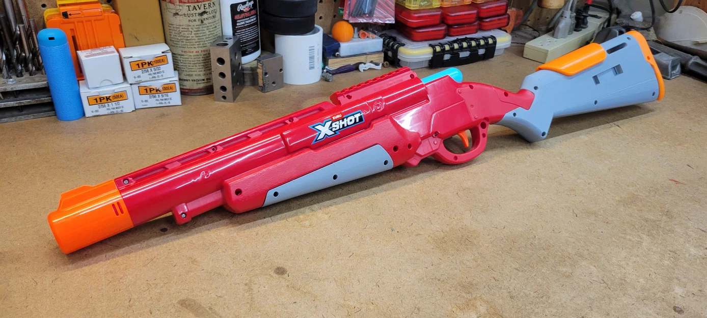 Foregrip thay thế in 3D cho X-Shot Excel Ejector Foregrip - Image 3